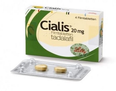 Caja de Cialis original de 20 mg. de tadalafil
